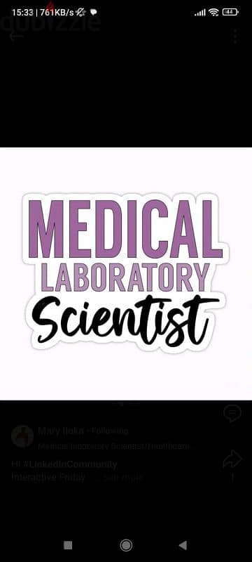 Medical laboratory technologist seeking a job 0