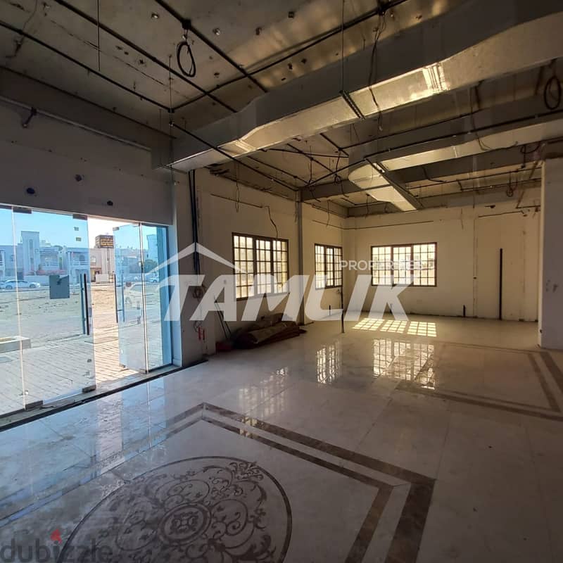 Showroom for Rent in Al Ghubra North |REF 612NB 4