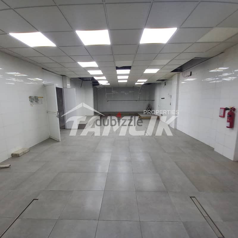 Showroom for Rent in Al Ghubra North |REF 612NB 6