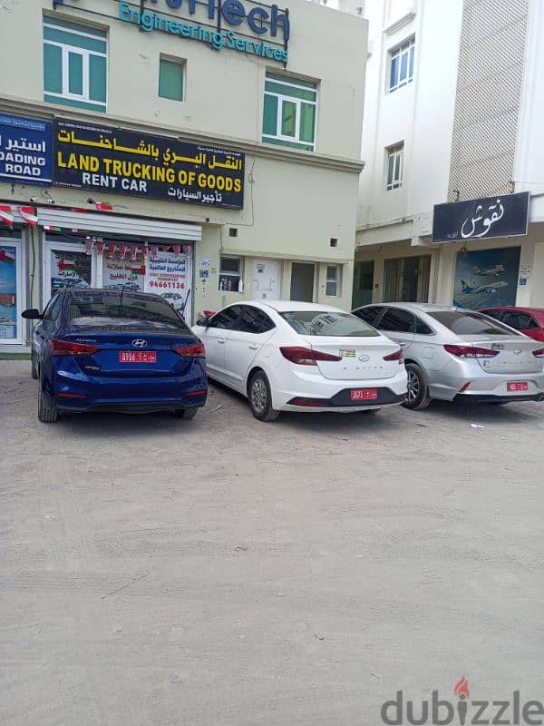 Gulf rent a car service& 08=OMR per day 17