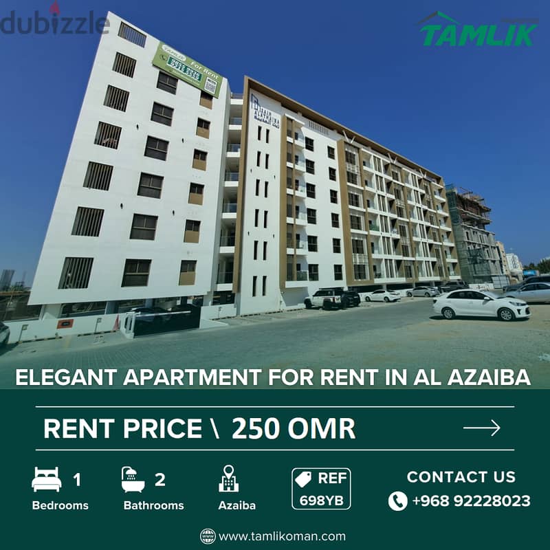 Elegant Apartment for Rent in Al Azaiba | REF 698YB 0