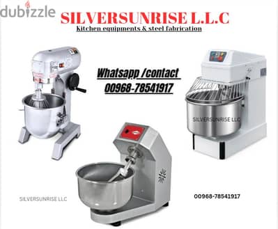 dough, planet & cake mixers available