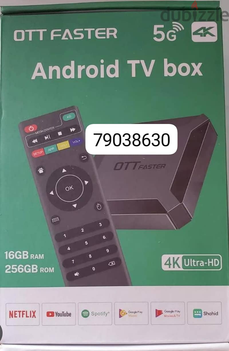 New Tv  Box with one Year subscription 0