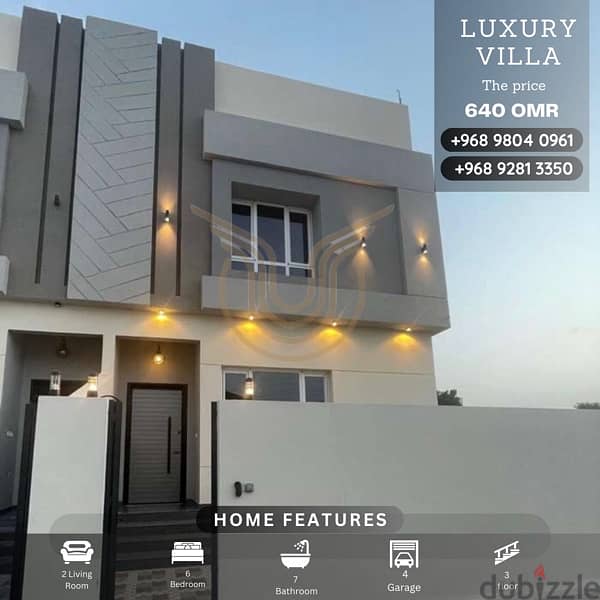 BAWSHAR AL MUNA | BRAND NEW 6 BR VILLA 0