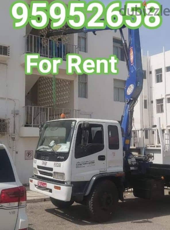 Hiup truck for rent all Muscat 7ton 10ton Best price 9595 26 58 House 0