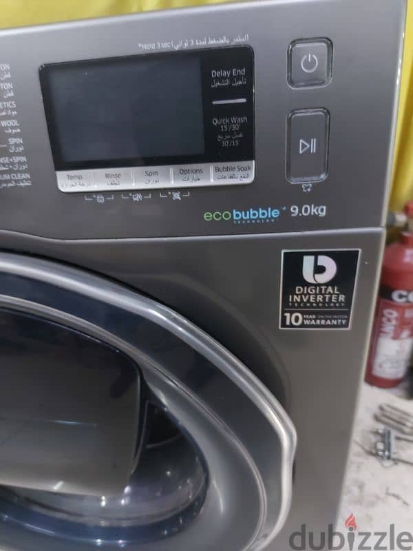 Samsung 9kg frontload washing machine for sale 3