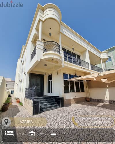 5 BR + 1 Maid’s Room Fully Furnished Villa in Azaiba