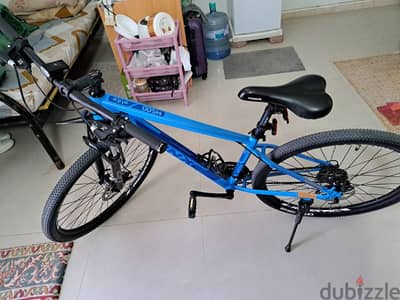 It is a branded bicycle for sale with aluminum frame I