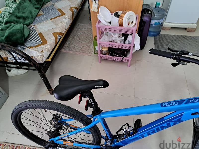 It is a branded bicycle for sale with aluminum frame I 5