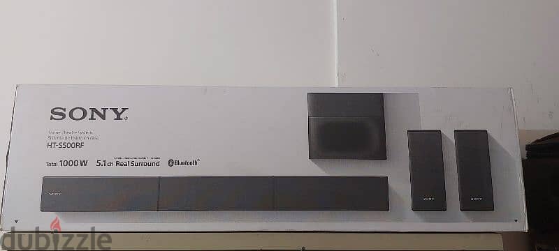 very rarely used 1 year old sony 5:1 home theatre 1000W for sale 1