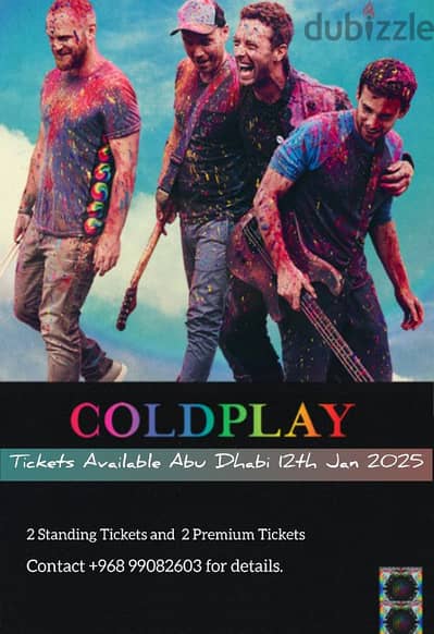 COLDPLAY Tickets For Sale