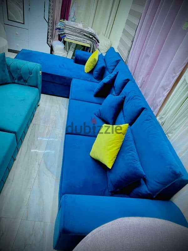 brand new model l shape sofa with bad 2