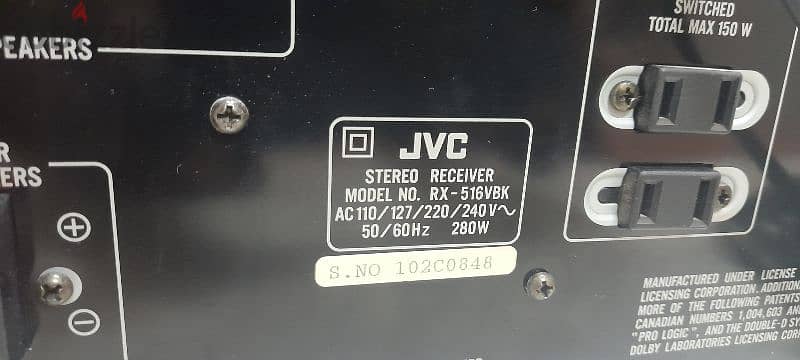 jvc stereo amplifier  made in Japan 1