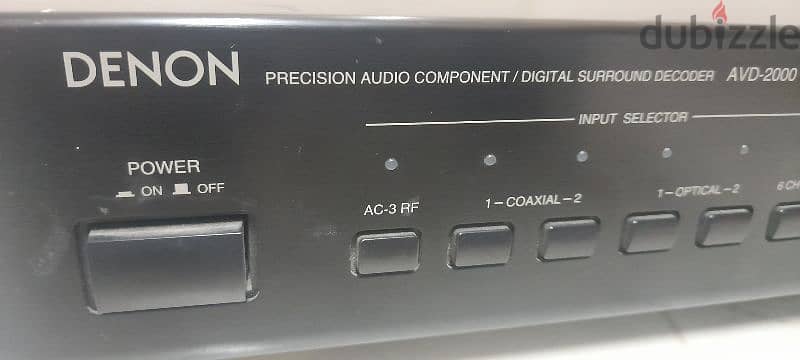 denon  6 chanal  pre amplifier 0