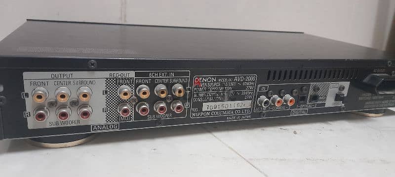 denon  6 chanal  pre amplifier 1