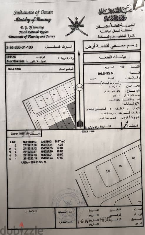 فرصة ذهبية أرض سكنية سوبر كونر في اسرار بني سعد - الشرق 0