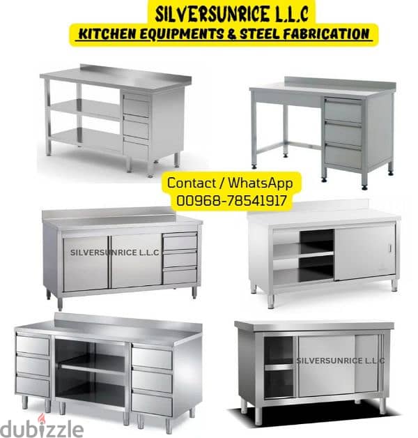 customising ss table for office, coffieshop & home kitchen 1