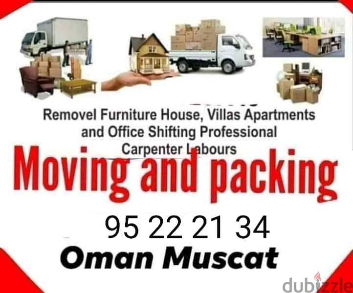 muscat furniture house shiftingg low price 0