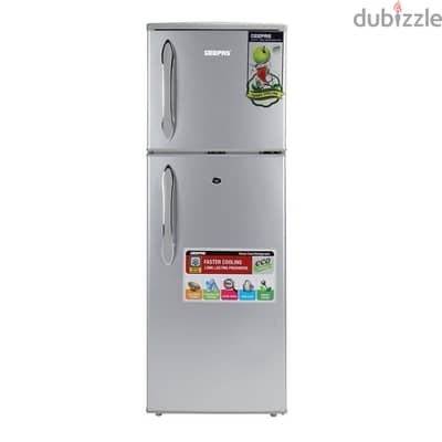 GEEPAS DOUBLE DOOR REFRIGERATOR 180L