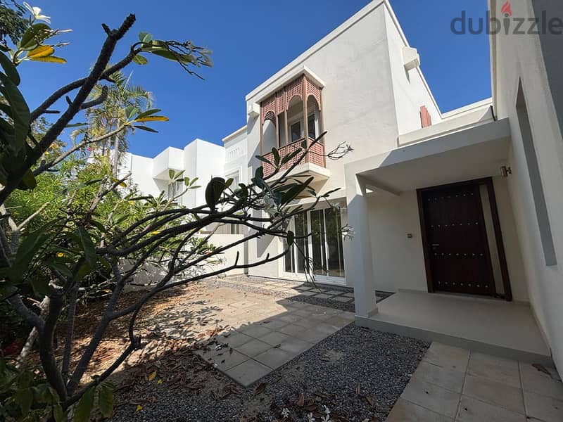 Large 4 Bedroom Lake Front Villa for Rent in al Mouj 0