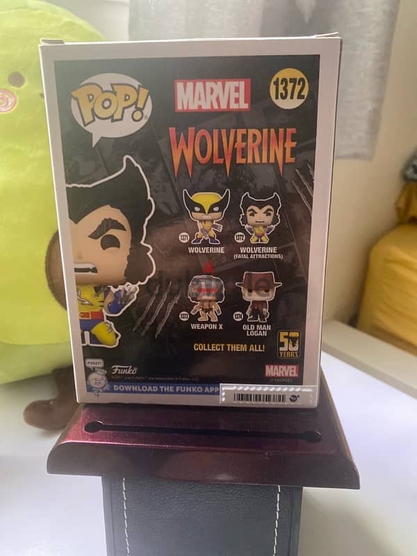 funko pop wolverine (50 year’s anniversary edition) bobble head figure 1