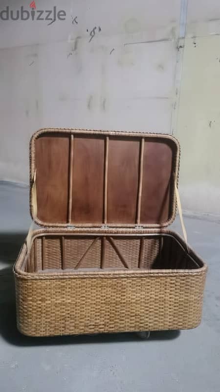 rattan storage chest 1