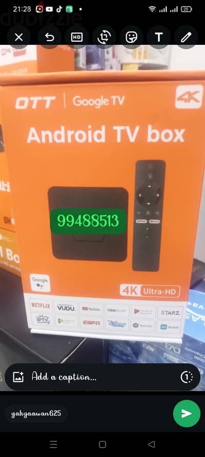 New model 4k Ott android TV box, dual band WiFi, world wide channels