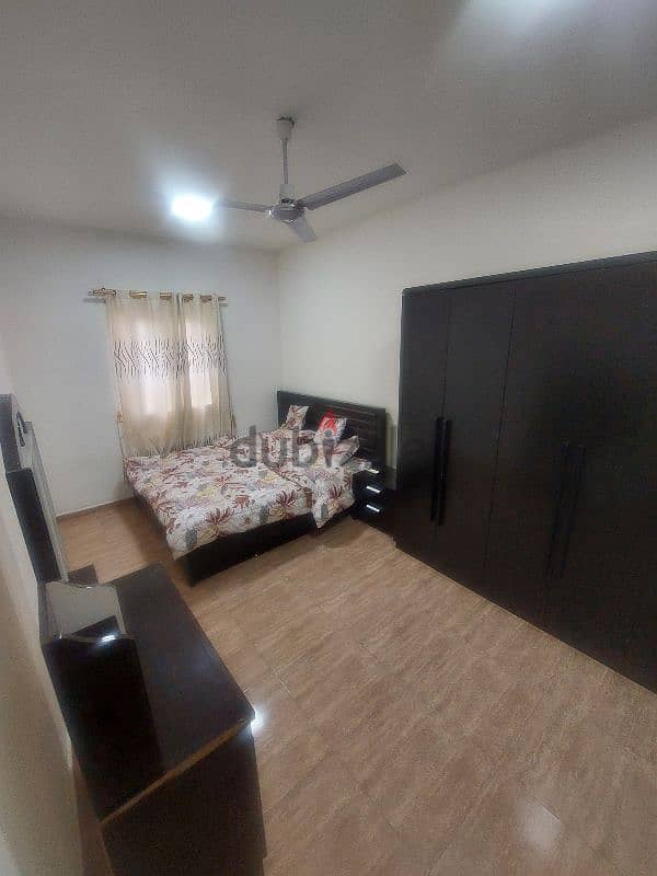 flat 2bhk in elkhwair with all furniture with all bills 0