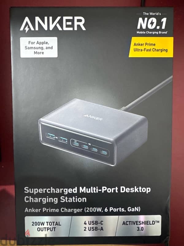 Sealed anker Gan prime chargers 200W and 240W , Power bank 140w 24K 1