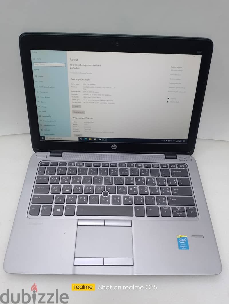 HP ELITEBOOK 840 CORE I7 8GB RAM 256GB SSD 14 INCH SCREEN WINDOWS 10PR 2