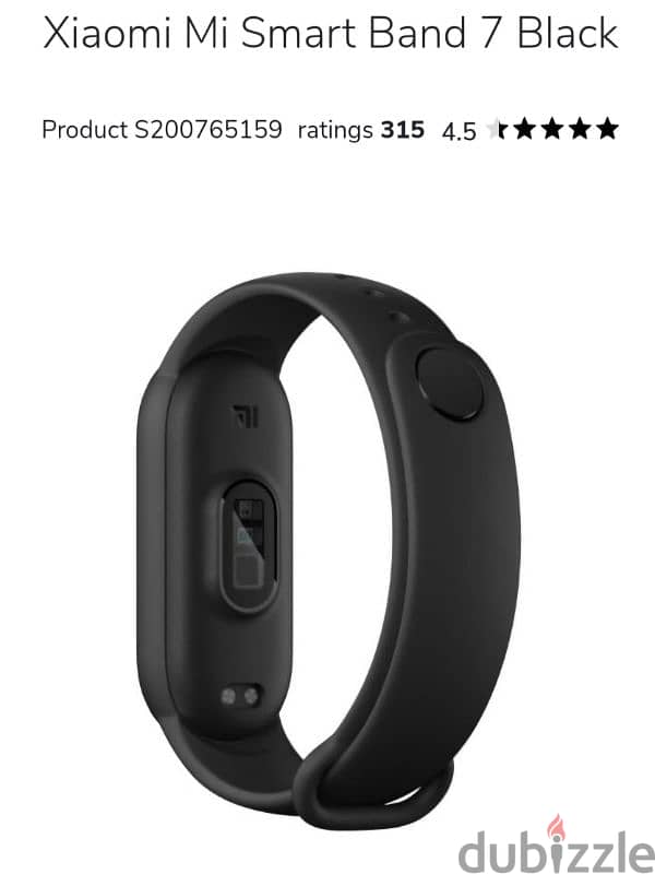 Xiaomi Mi Smart Band 7 Black 1