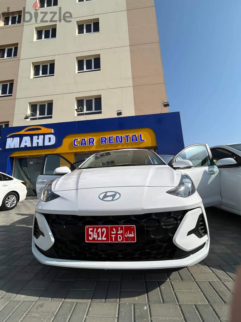 hyundai i 10 2025 full option for daily > weekly and monthly rent 1