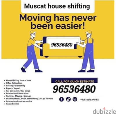 Profesional Mover Carpenter House villa Office shifting furniture fix