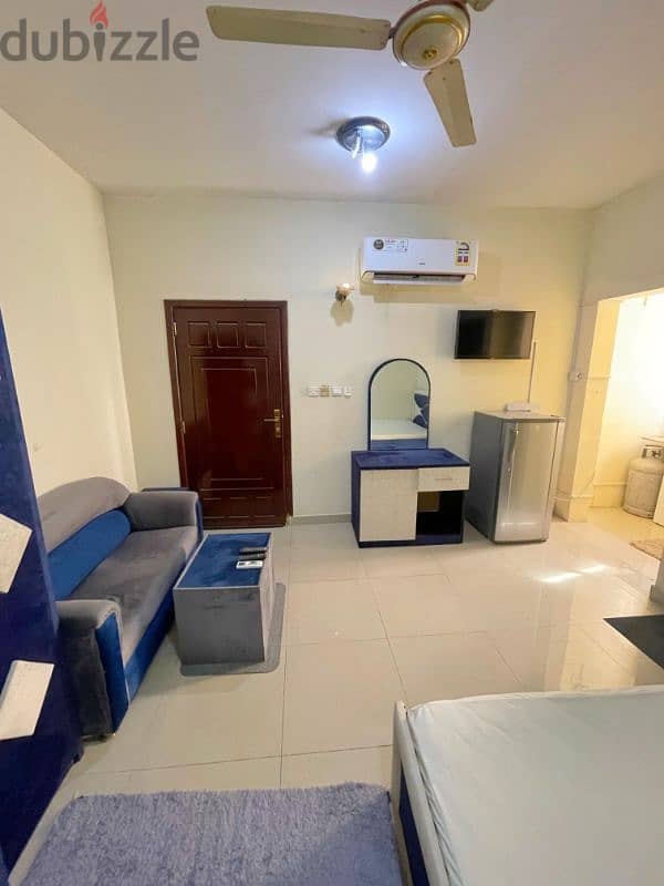 Furnished studio, Al Khuwair 33, near Luqaimat Restaurant 3