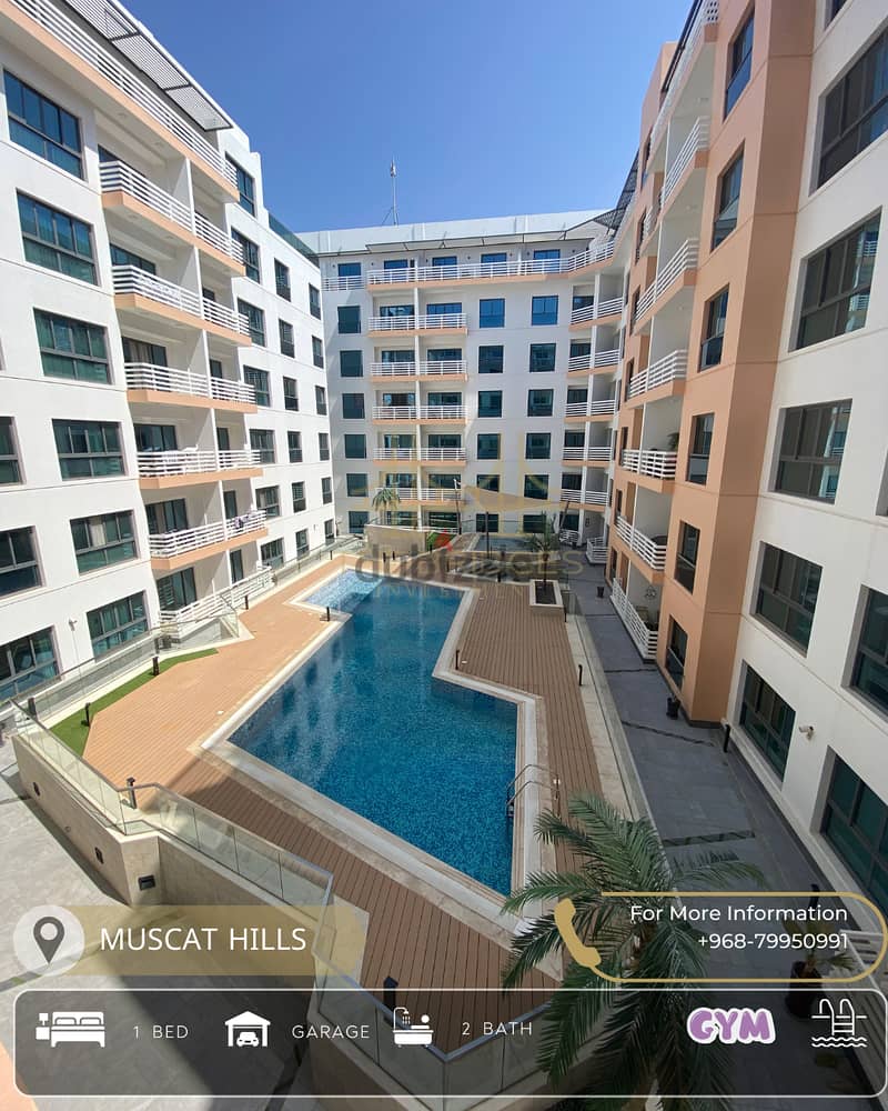 FURNISHED 1 BR APARTMENT IN MUSCAT HILLS 0