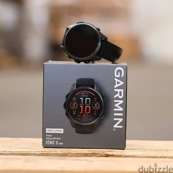 Garmin Fenix 8 Amoled Sapphire 51 ساعة جرمن الذكية فينكس ٨ 10