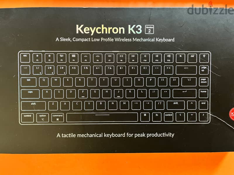 Keychron (K3 Version 2) optical switch low-profile mechanical keyboard 3