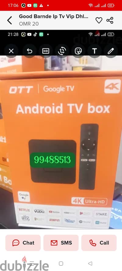 New wifi androied tv box with one yaer pakge