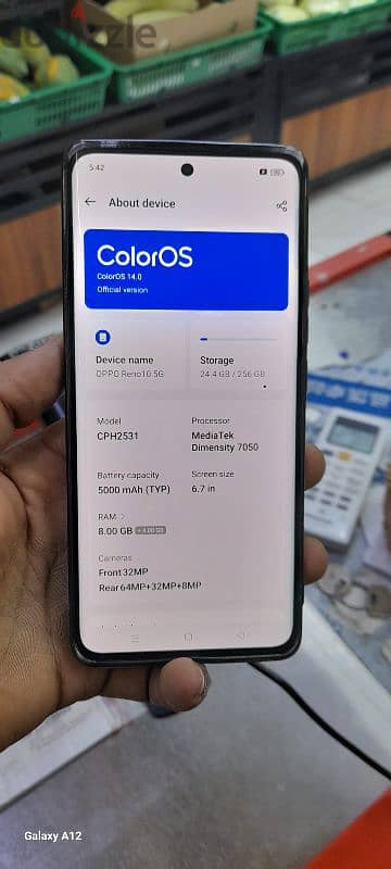 oppo reno 10 5g 12/256 ram rom full fres 2