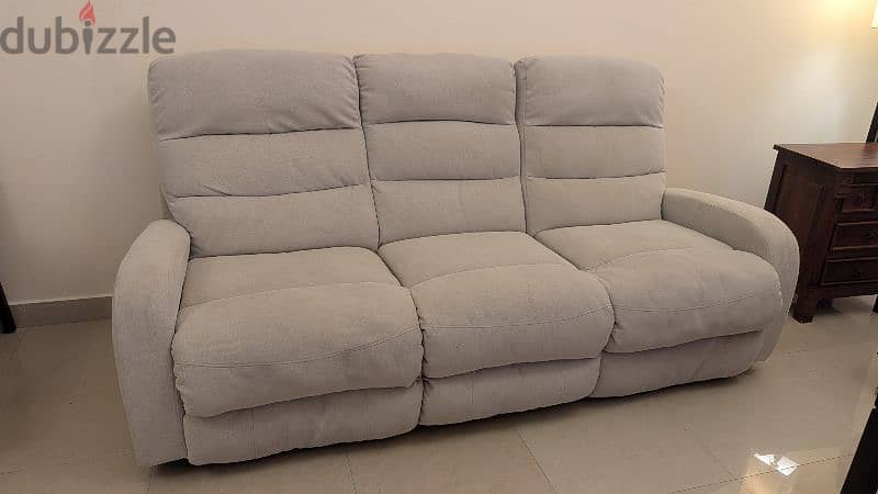 3-Seater Fabric Recliner 2