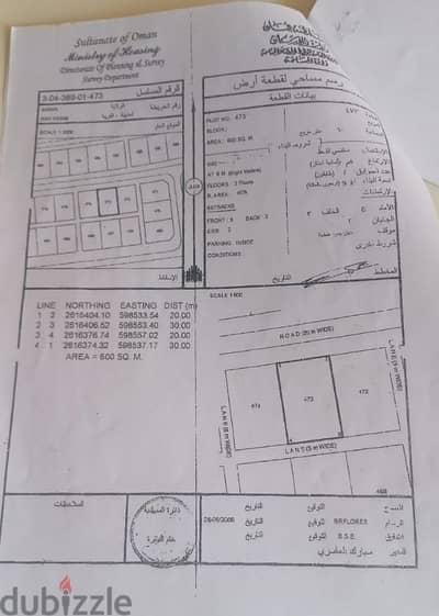 ارض سكني في بركاء حي عاصم مخطط سفاري