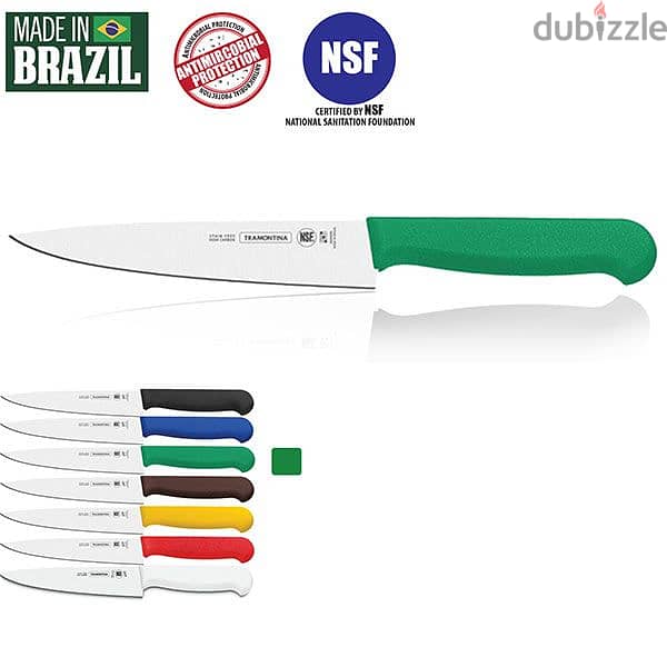 Tramontina Brazil Knife 10" all colour available 0