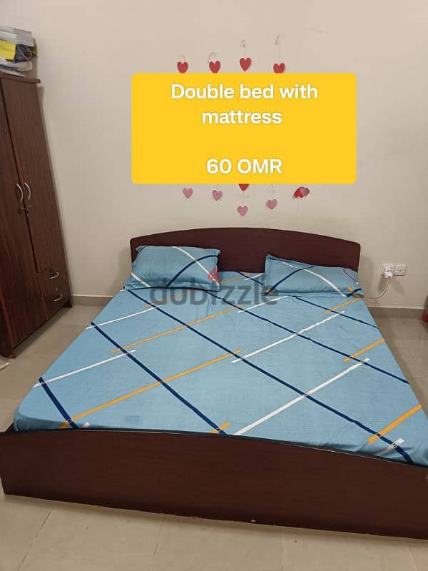 PAN Emirates Double bed with medical mattress 0