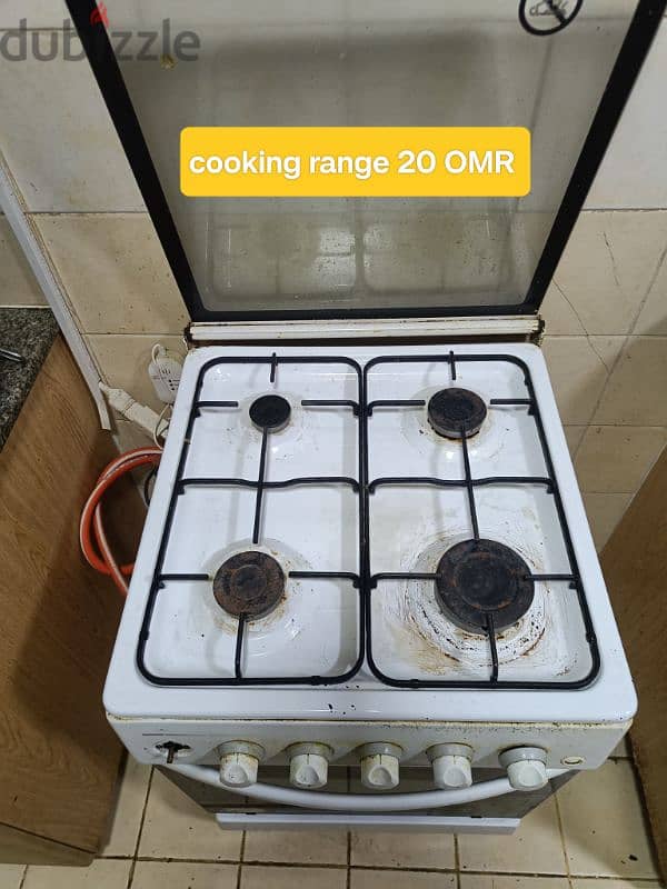 cooking range with gas cylinder 0