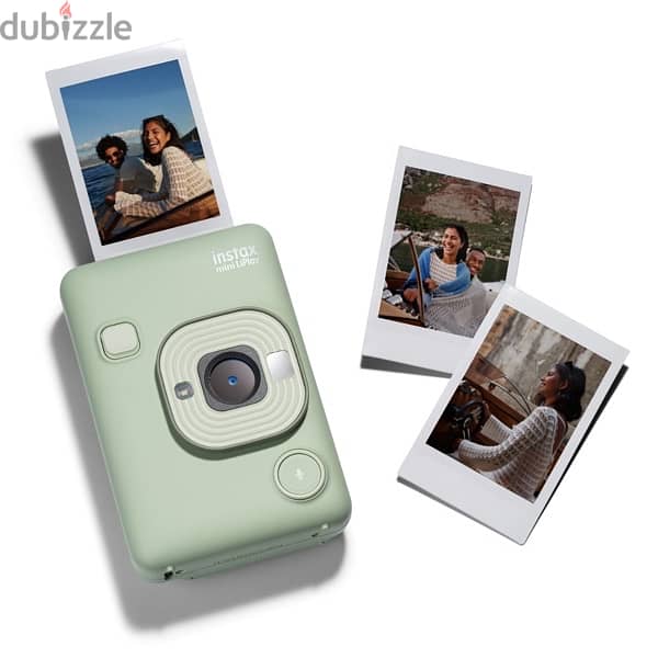 FUJIFILM Instax Mini LiPlay Hybrid Instant Camera (matcha green) 1