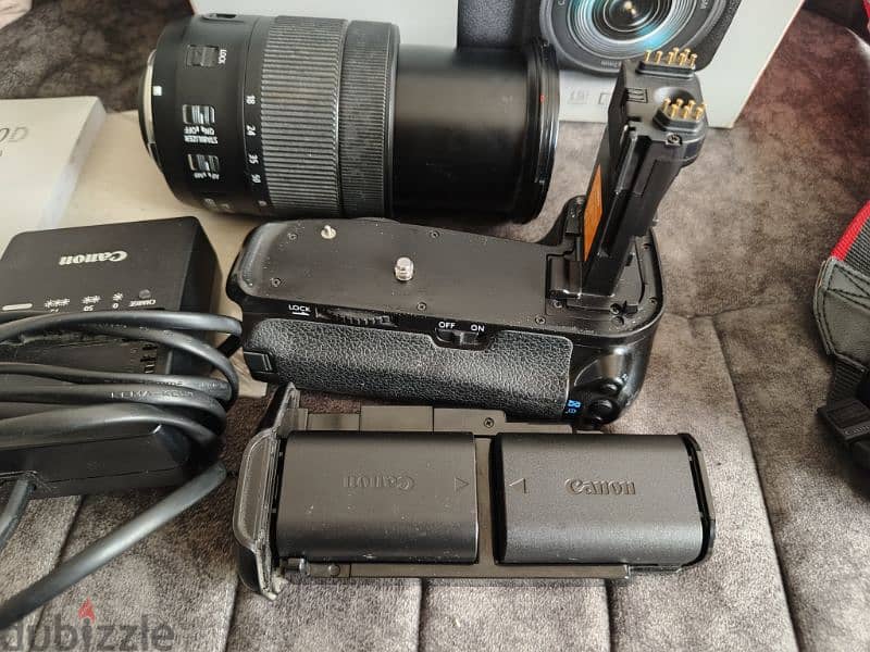 كاميرا canon 80d شبه جديدة استخدام بسيط مع عدسه 18•135 ممتازة 4