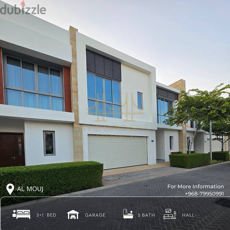 BEAUTIFUL 3+1 BR COURTYARD VILLA IN AL MOUJ 0