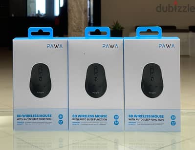 PAWA 6D Wireless Mouse with Side Buttons and Auto Sleep Function