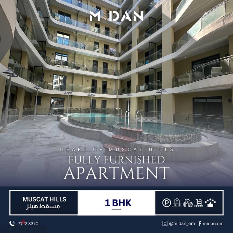 MUSCAT HILLS | FURNISHED 1 BHK APARTMENT 0