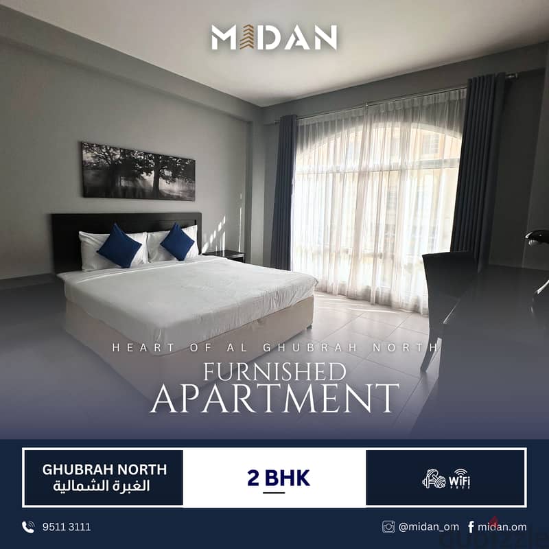 AL GHUBRAH NORTH | FULLY FURNISHED 2 BHK APARTMENT 0